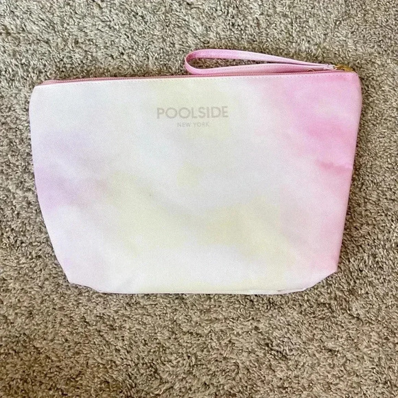 Poolside Womens Tie Dye Water Resistant Travel Organizer Pink Pouch One Size - Picture 2 of 11